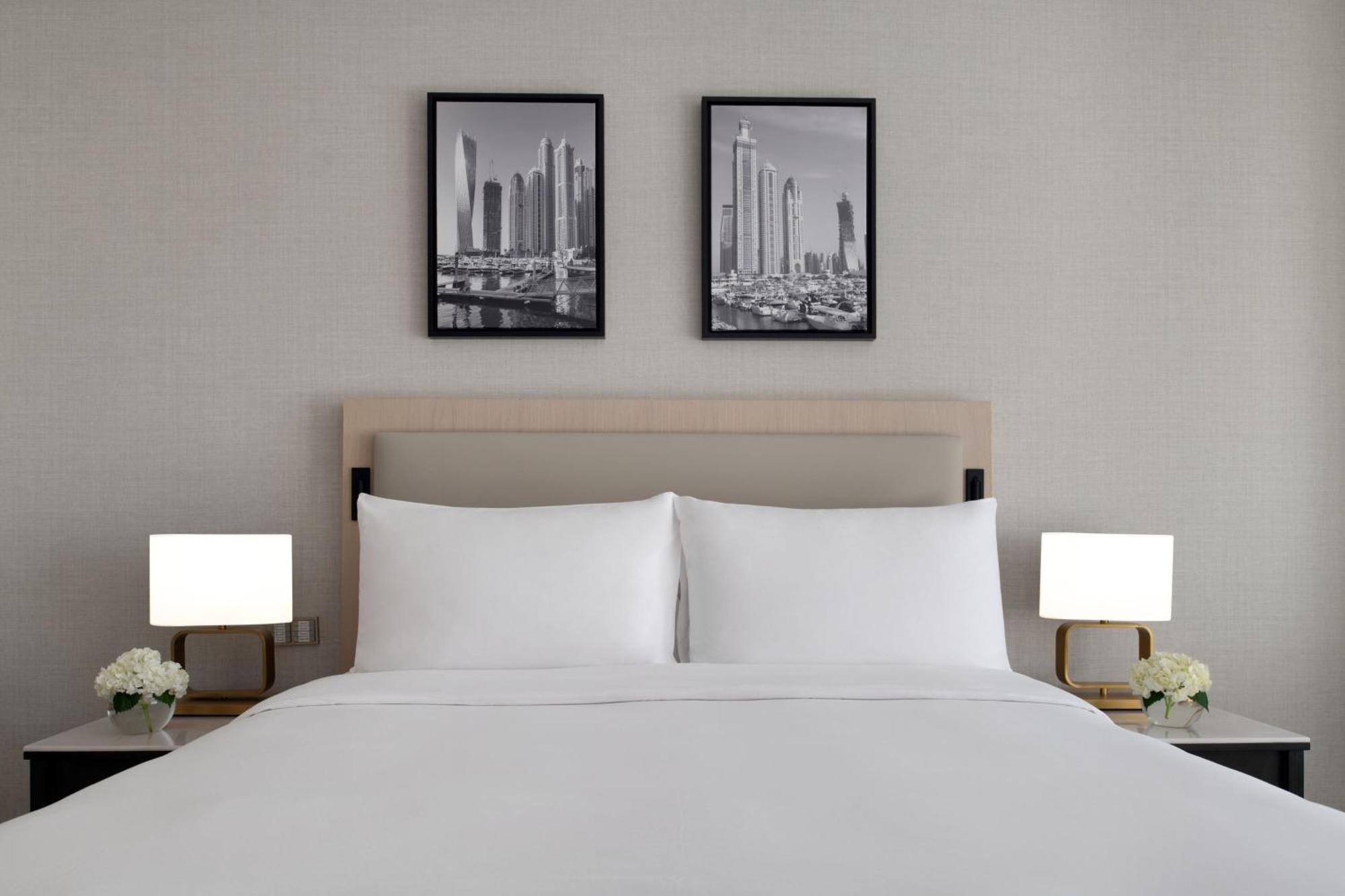 Executive Marina View Room King bed Club lounge access Lunch & Including direct access to Dubai Marina Mall & Marina Walk