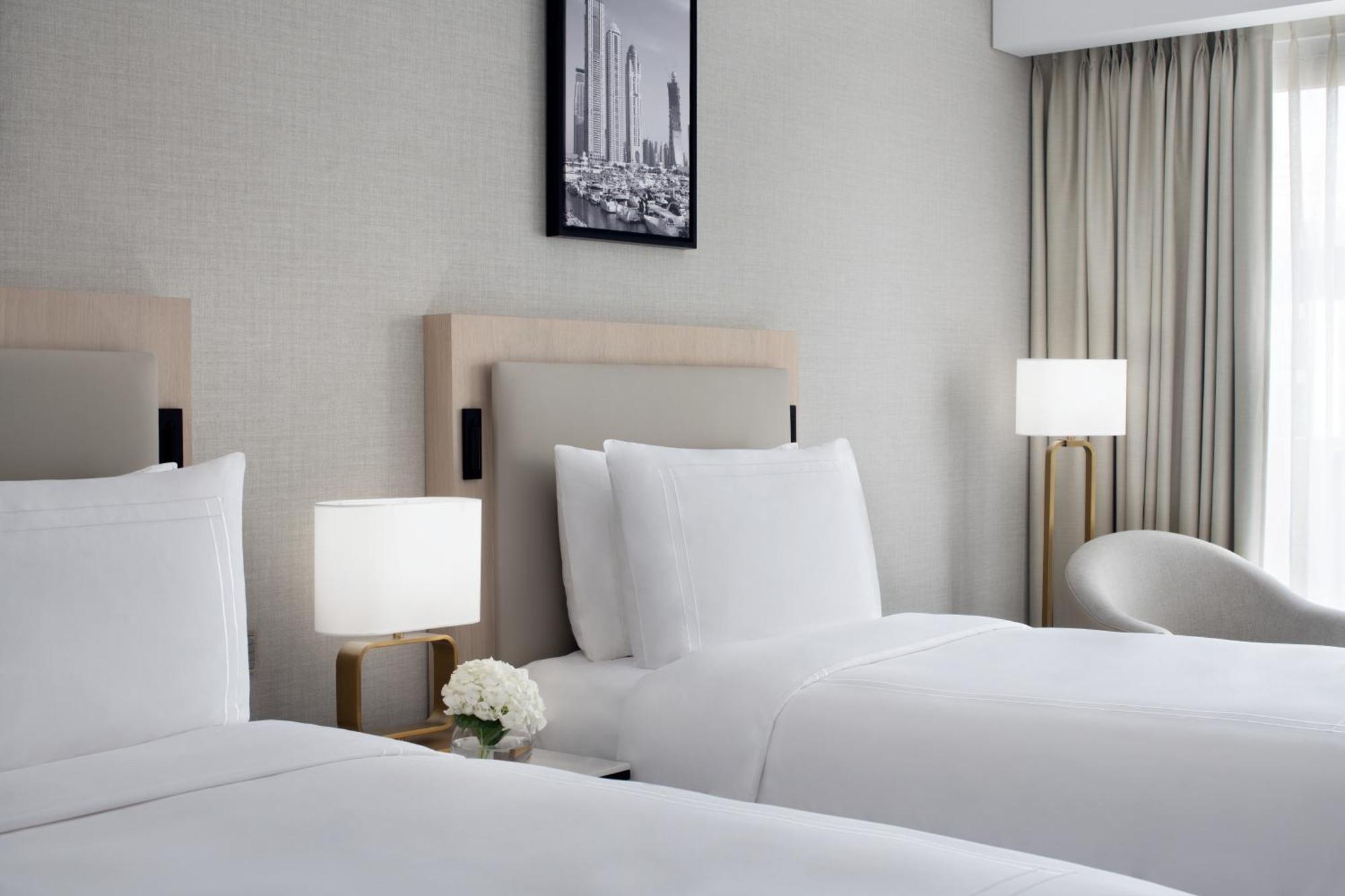 Executive Marina View Room Twin Beds Club lounge access Lunch & Including direct access to Dubai Marina Mall & Marina Walk